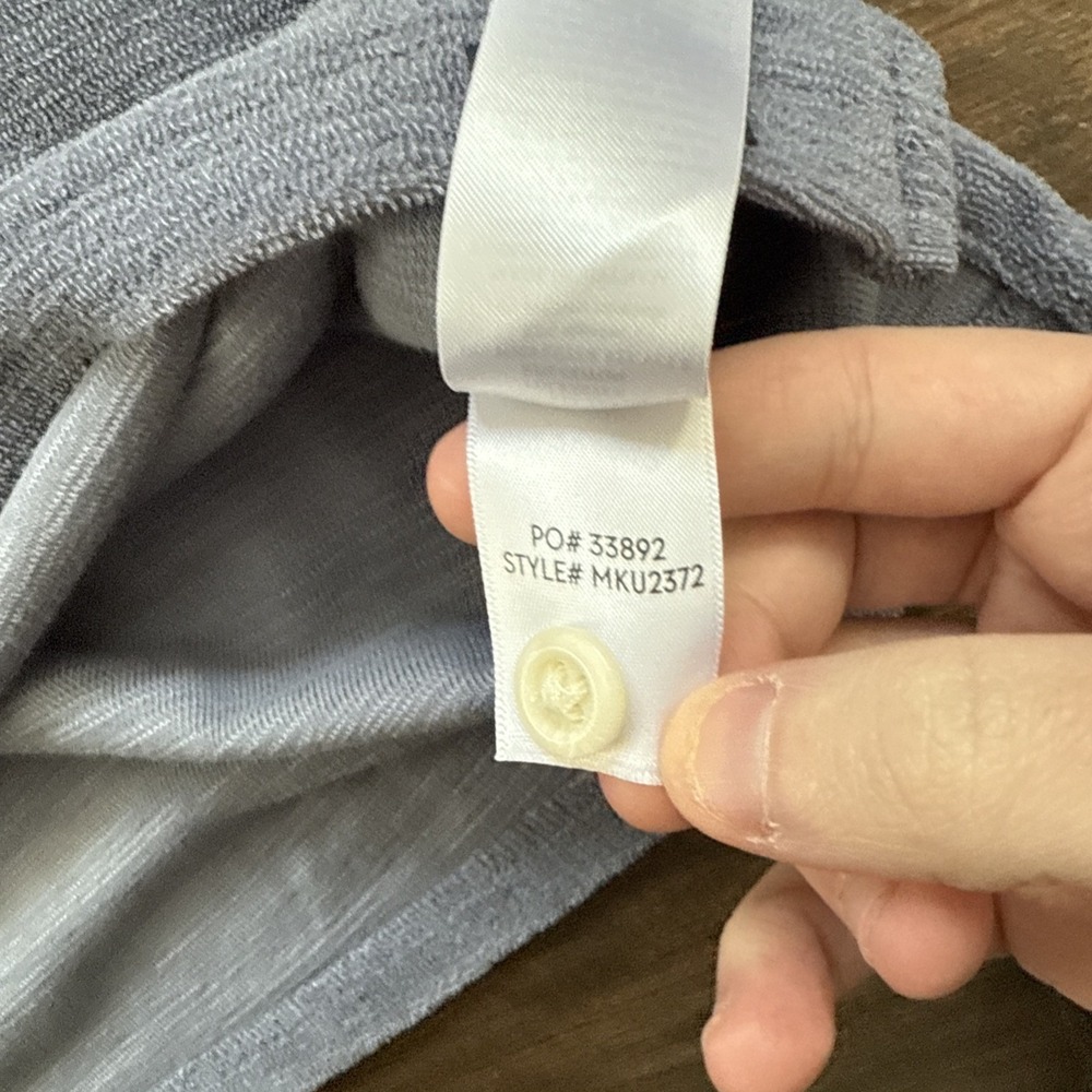 Faherty Cabana Polo Shirt Men Medium Towel Terry Surf Stripe Blue White Beach - Picture 10 of 10